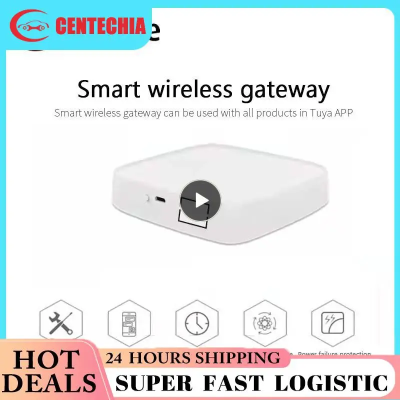 

2/3/5PCS Works With Alexa Zigbee Bridge Tuya Remote Control Zigbee Gateway Hub Smart Linkage Smart Home Smart Life App Control