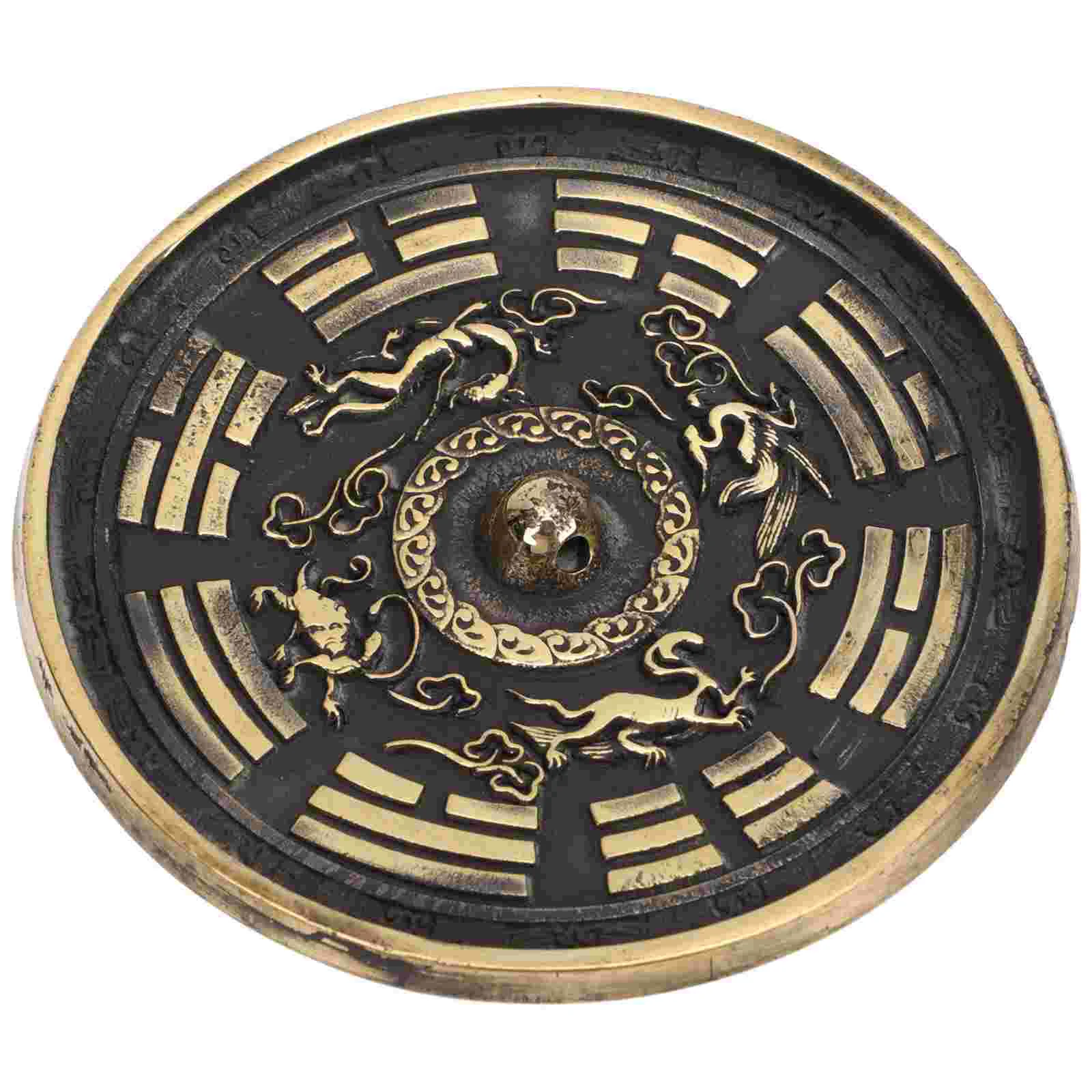

Copper Bagua Mirror Ornament Chinese Style Bagua Mirror Temple Using Decor