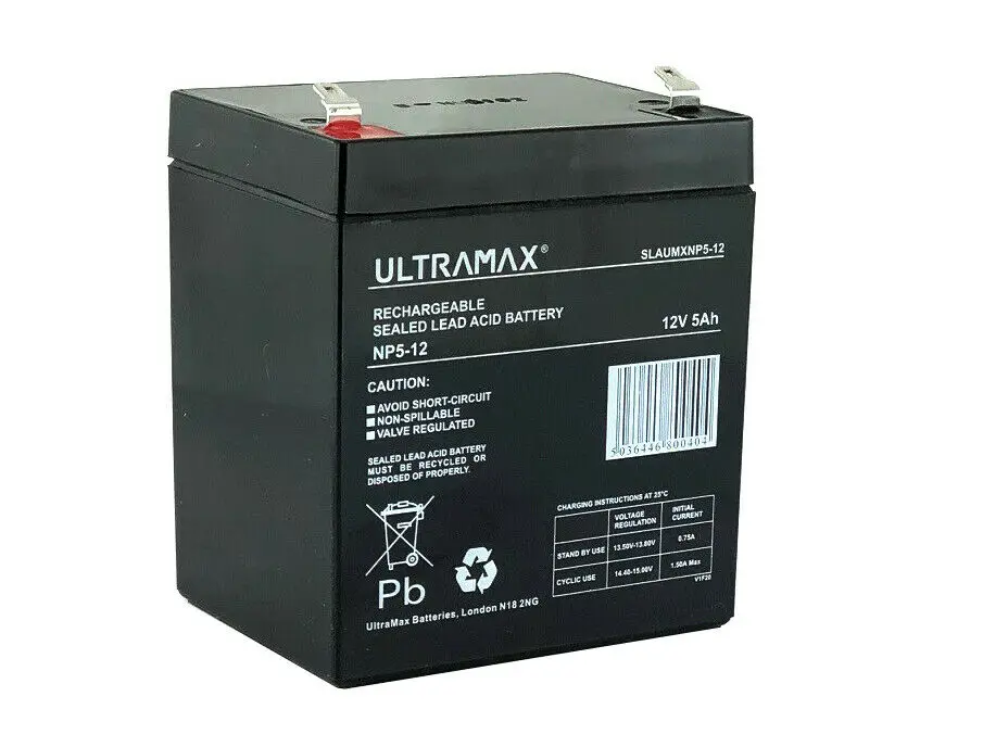 

Аккумулятор Cube Shape ULTRAMAX 12 в 5,0 Ач (заменяет все 4 Ач и 4,5 Ач)-новый бренд