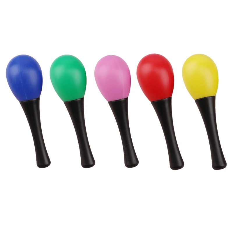 

H37A Plastic Rattle Bell Maraca Educational Music Toy Hammer Baby Child Favorite Gift