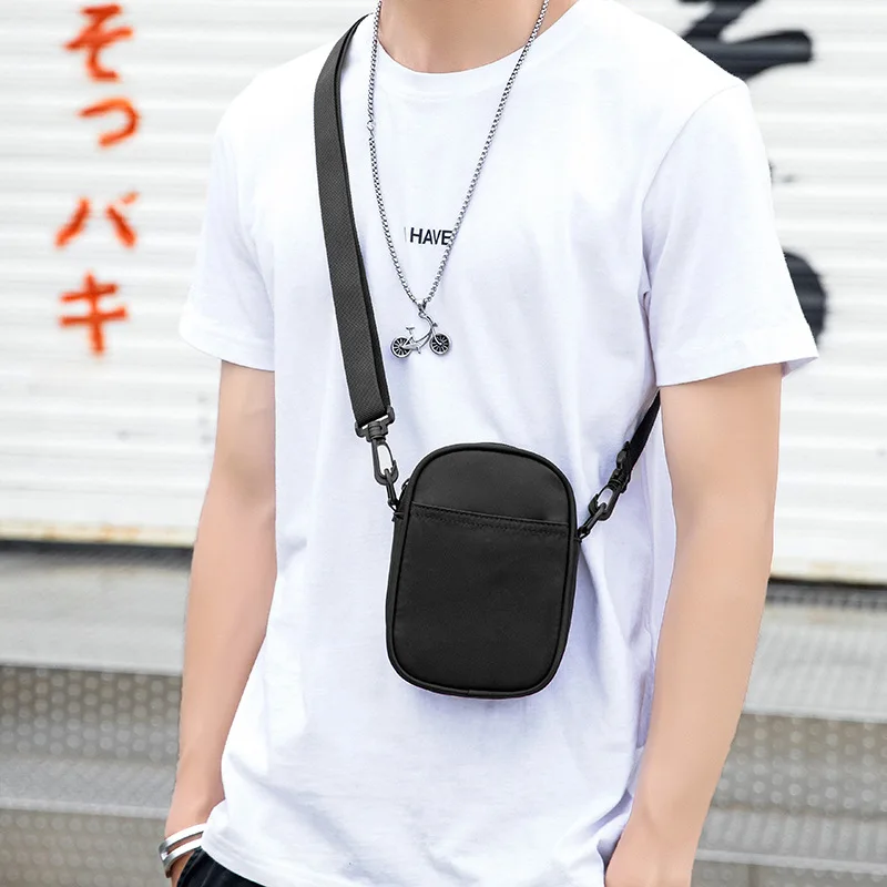 

Travel Shoulder Casual Crossbody Bags Man Small Handbags Mini Brand Men 2023 Nylon For Male Mobile Murse Bag Student Japanese
