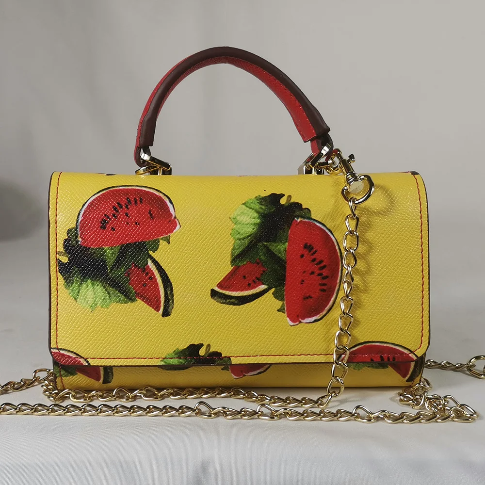 Сумочка для вечеринок Универсальная сумка-мессенджер Квадратная с цветочной