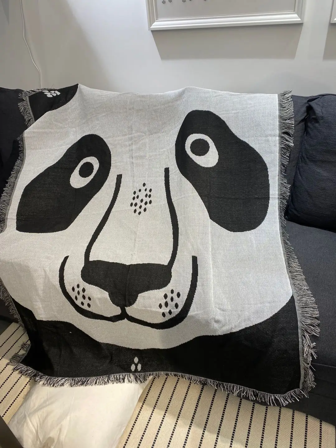 

Cute Panda Tapestry Sofa Mat Casual Blankets Throw Carpet Decoration Carpet Sofa Leisure Carpet Home Decor Weighted Blanket