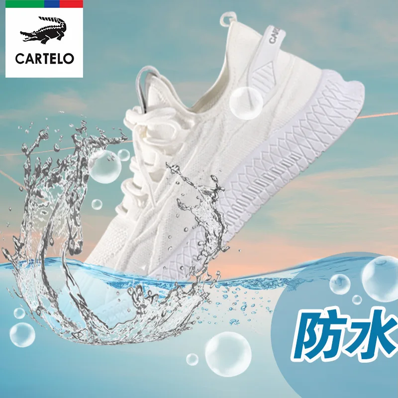 

Крокодиловая водонепроницаемая обувь CARTELO, оптовая продажа, летняя сетчатая обувь из кокоса для мужчин и женщин, для отдыха, спорта, бега, па...