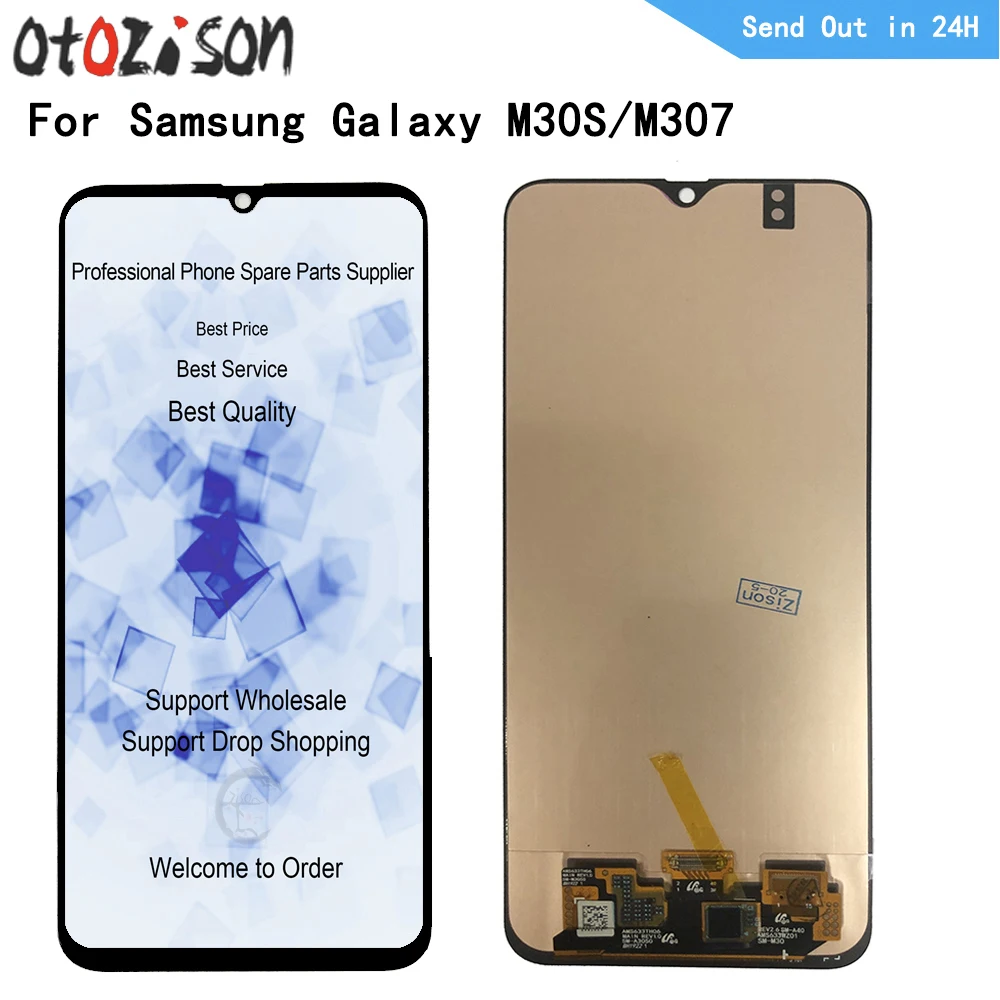 

LCD For Samsung Galaxy M30S M307 SM-M307F M307F/DS M307FN/DS M3070 LCD Display Screen Touch Panel Digitizer With Frame Assembly