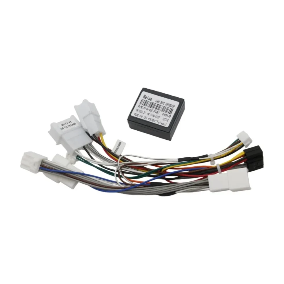Фото 16-контактный адаптер Canbus Box G-FT-RZ-62 для Lexus RX300 1997-2003 Toyota Harrier с жгутом проводов, кабелем, автомобильным радиоприемником Android №4