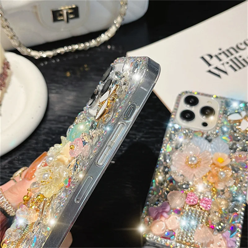 Красивый чехол для iPhone телефона парфюмерный 14 Pro Max 13 15 16 iamond Perfume смартфона X