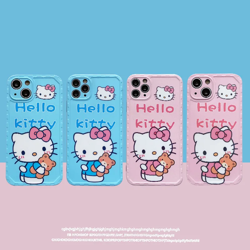 

Милый чехол с рисунком Hello Kitty Kuromi, с защитой от падения, подходит для Iphone11/12/13
