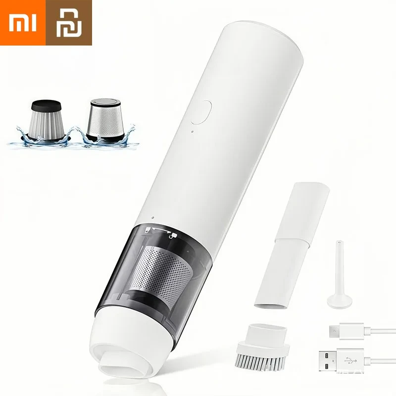 Фото Xiaomi Youpin пылесос беспроводной ручной автомобильный портативный многофункциональный USB перезаряжаемый бесщеточный инструмент с сильным всасыванием №1