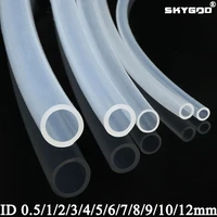 15m food grade clear transparent silicone rubber hose id 0 5 1 2 3 4 5 6 7 8 9 10 12mm o d flexible nontoxic silicone tube