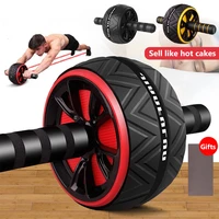 abdominal wheel ab exercise roller gym fitness muscle trainer non slip mat for man women gymnastics abdominal core