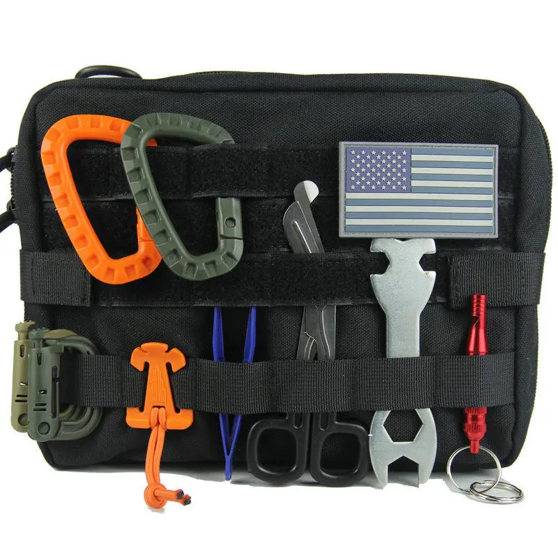 Tactical Medical Kit Molle Military Pouch Bag Medical EMT Tactical Bag Molle Emergency Pack Camping Hunting Utility EDC Bag