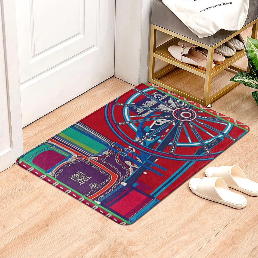 

Коврик для ванной комнаты, маленький коврик для душа, декоративный Впитывающий Коврик для ног, коврик для входной двери, кухонный коврик, ко...