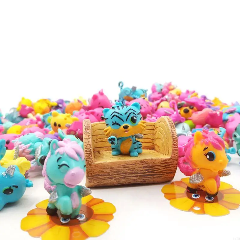 4x7d 15pcs Pet Shop небольшие мини -животные старые фигуры