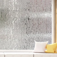 wide 3045cm static cling vinyl window film privacy frosted glass window sticker no glue waterproof kiss the rain bathroom