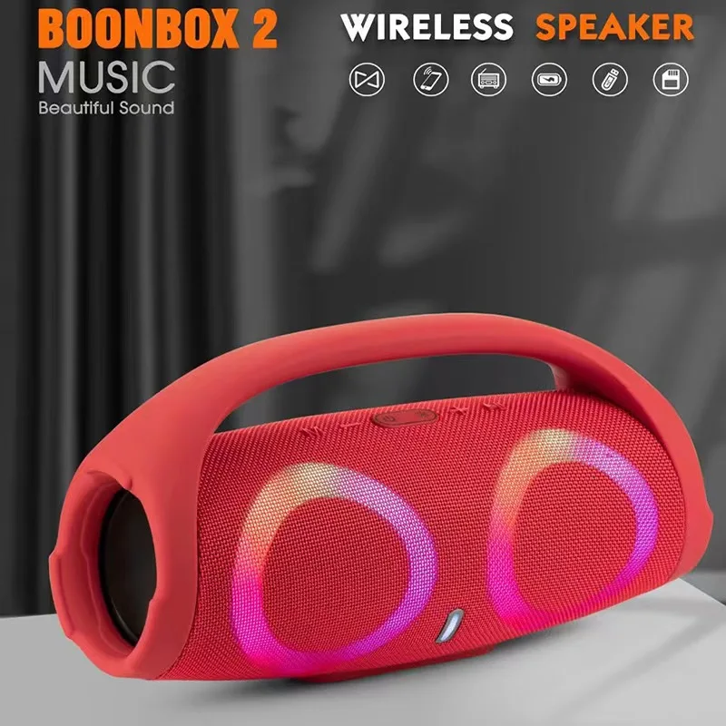 

Portable Outdoor RGB Color Light, Waterproof Wireless Audio, Subwoofer, Stereo Surround Support, TWS Desktop Bluetooth Speaker