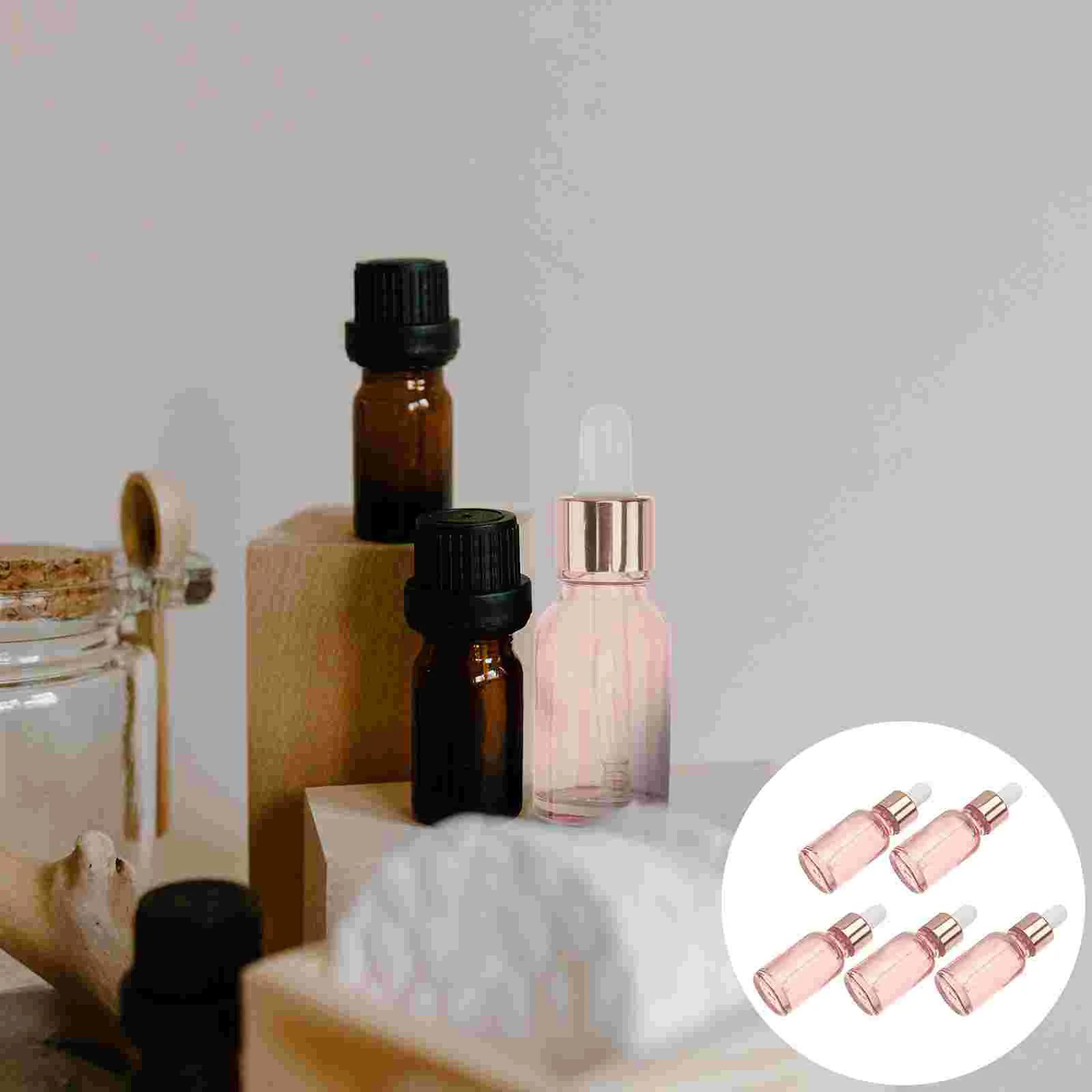 

Dropper Oil Essential Eye Pipette Empty Comestic Sub Liquid Drop Subpackaging Refillable Mini Jar Travel Squeeze Portable