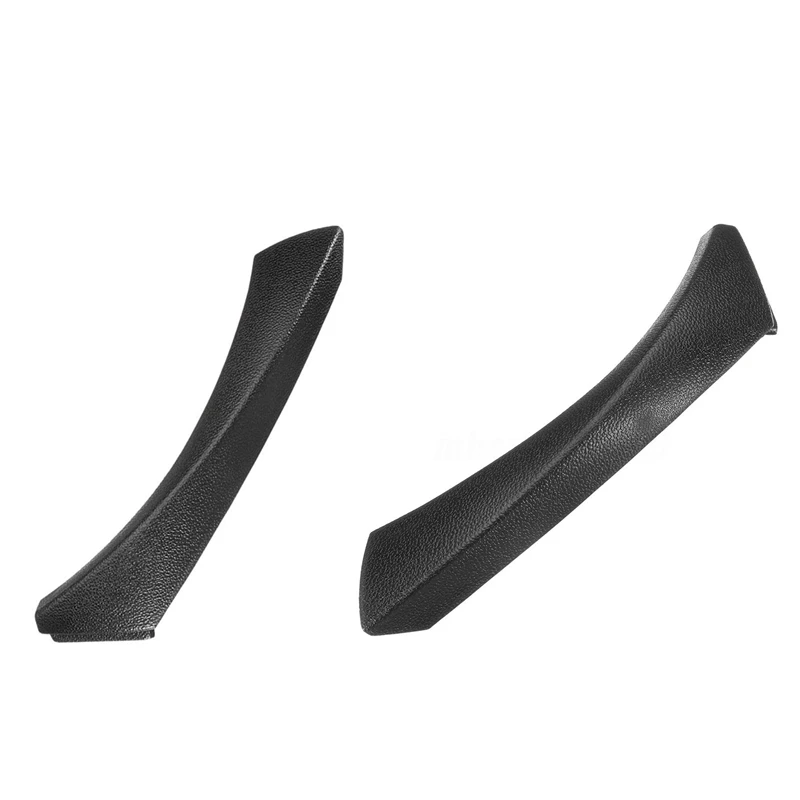 

1 Pair Right & Left Side Inner Door Panel Handle Pull Outer Trim Cover For BMW 3-Series E90 E91 E92 E93 Black