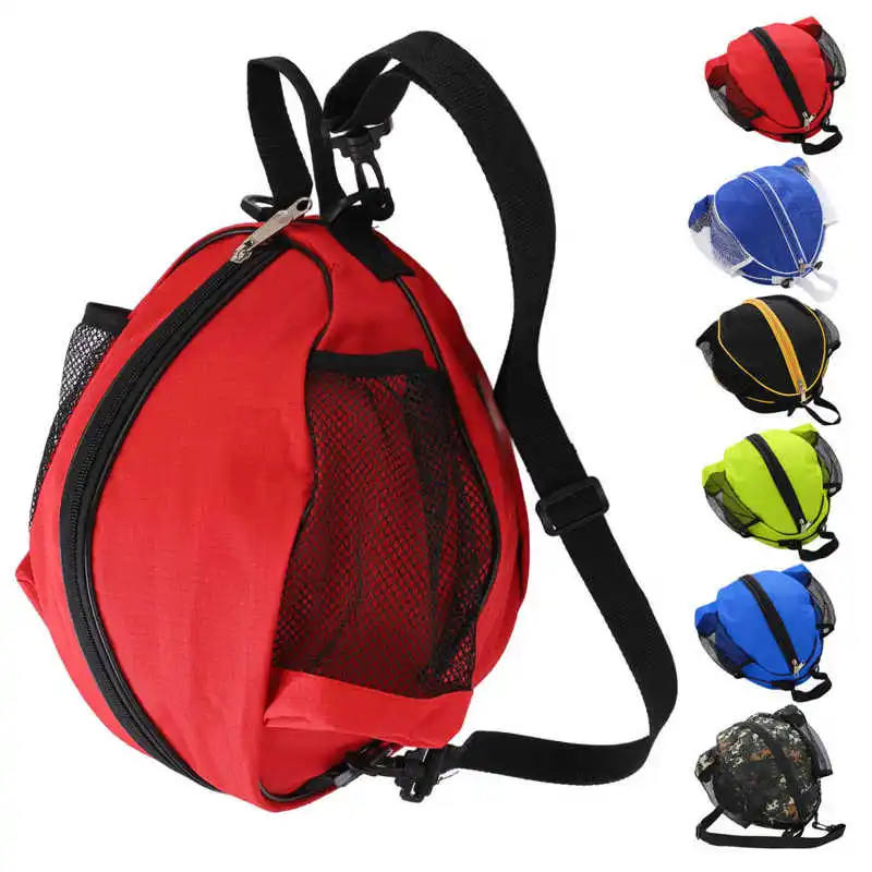 

Круглые сетчатые баскетбольные сумки диаметром 26-28 см/10,2-дюйма, баскетбольные сумки из ткани Оксфорд для баскетбольного мяча № 7 для междун...