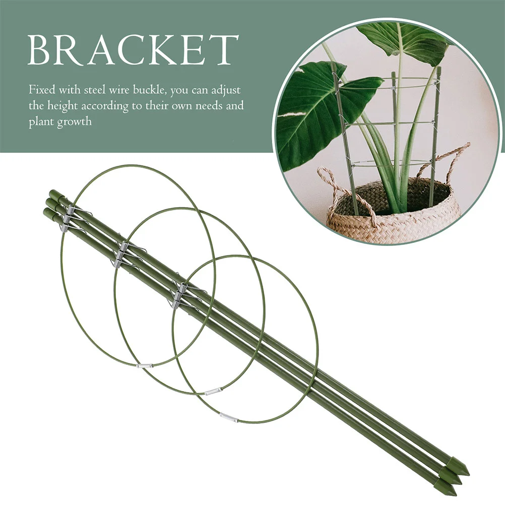 3 комплекта кронштейнов для внутренних и наружных розовых проволочных растений