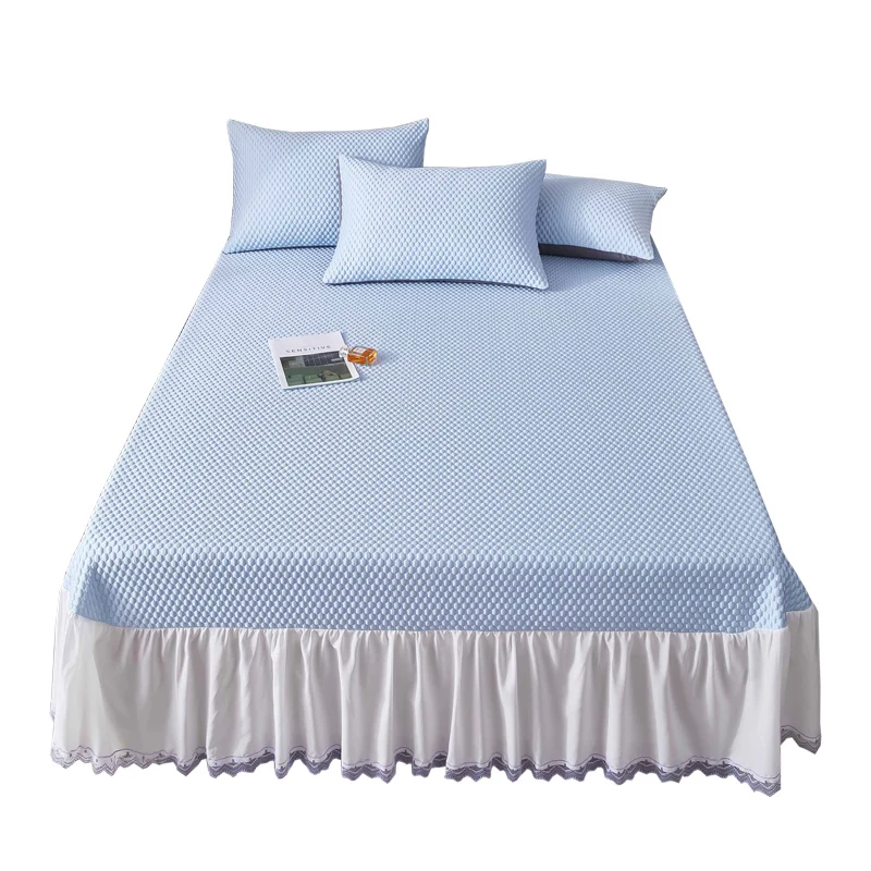 Юбка из ледяного шелка комплект трех предметов летний коврик 8 м моющийся