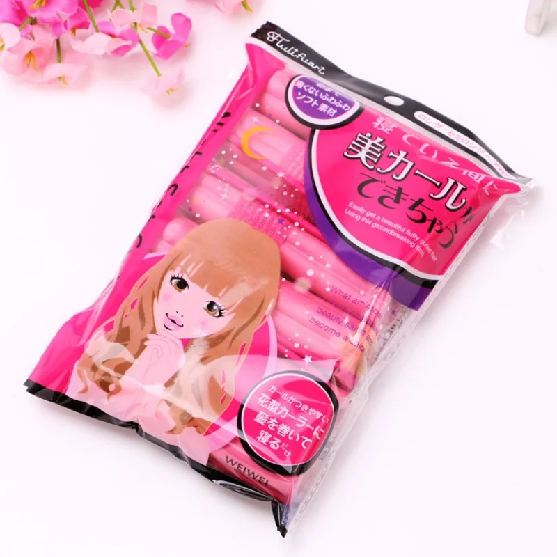 6 шт. самоклеящиеся щипцы для завивки мягкая губка парикмахерские бигуди