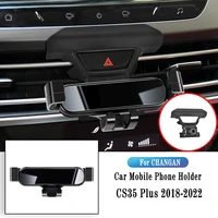 car phone holder with dedicated base navigation bracket gps stand support for changan cs35 plus 2018 2022 car accessories