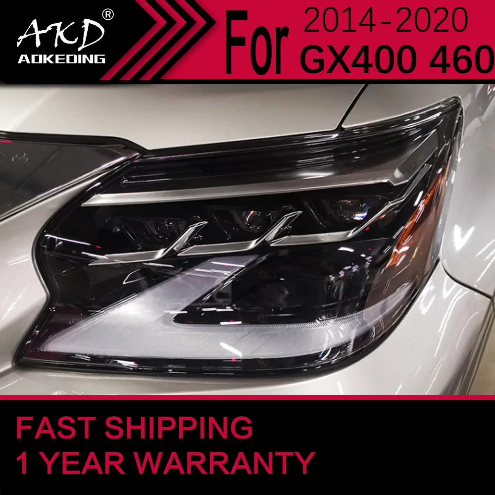 

AKD Car Styling Head Lamp for Lexus GX400 Headlights 2014-2020 GX460 GX LED Headlight DRL LED High Beam Low Beam