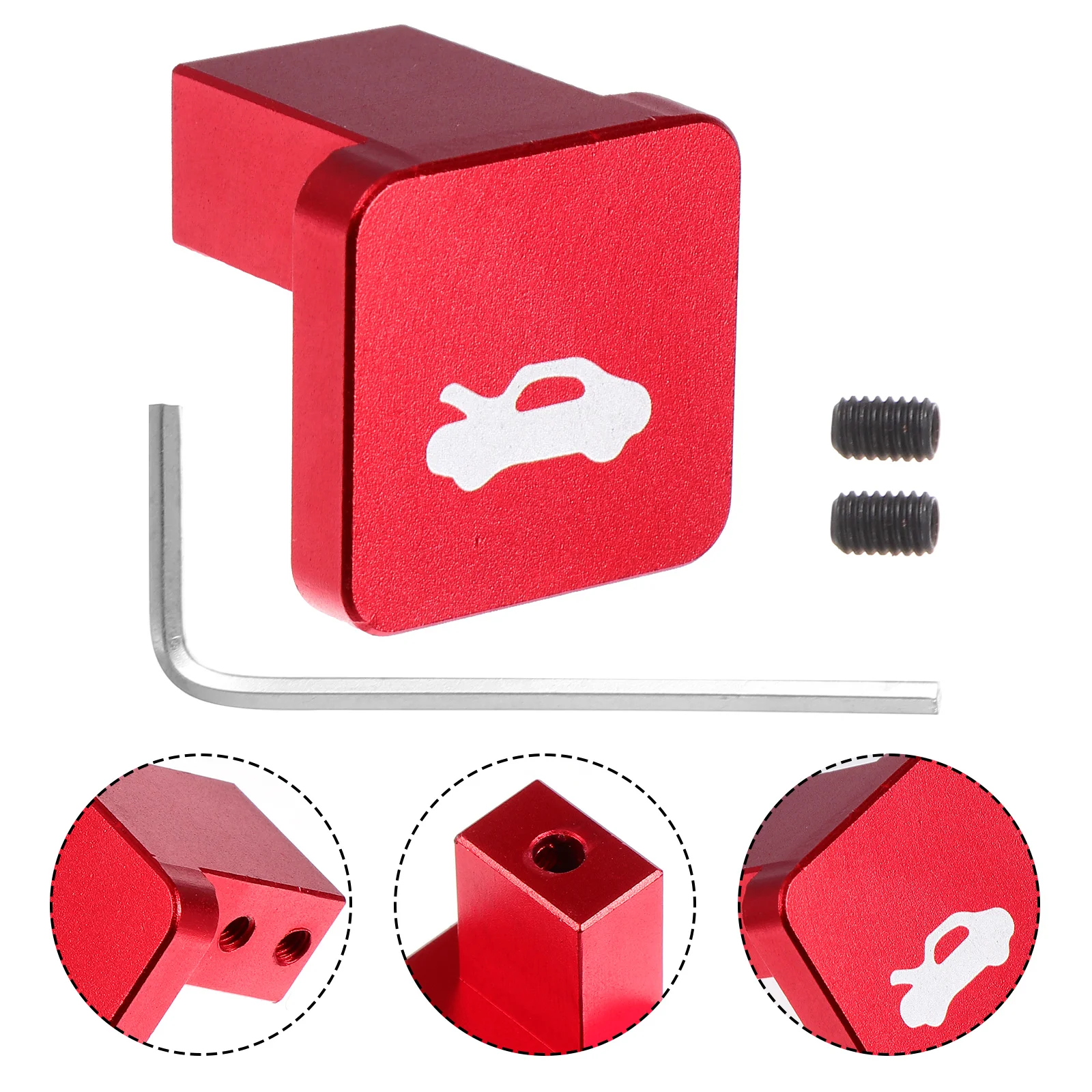 

Bumper Bracket Hood Handle Lock Latch Bonnet Suite Engine Cover Aluminum Alloy Car Accessories Push Button Pin