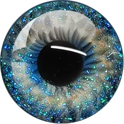 Стеклянные глаза для кукол 30 шт