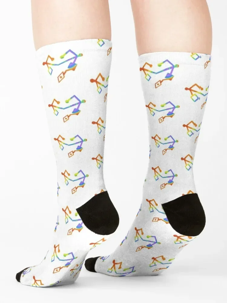 She Rainbow Heart Marble Socks забавный подарок мужчине Мужские носки женские