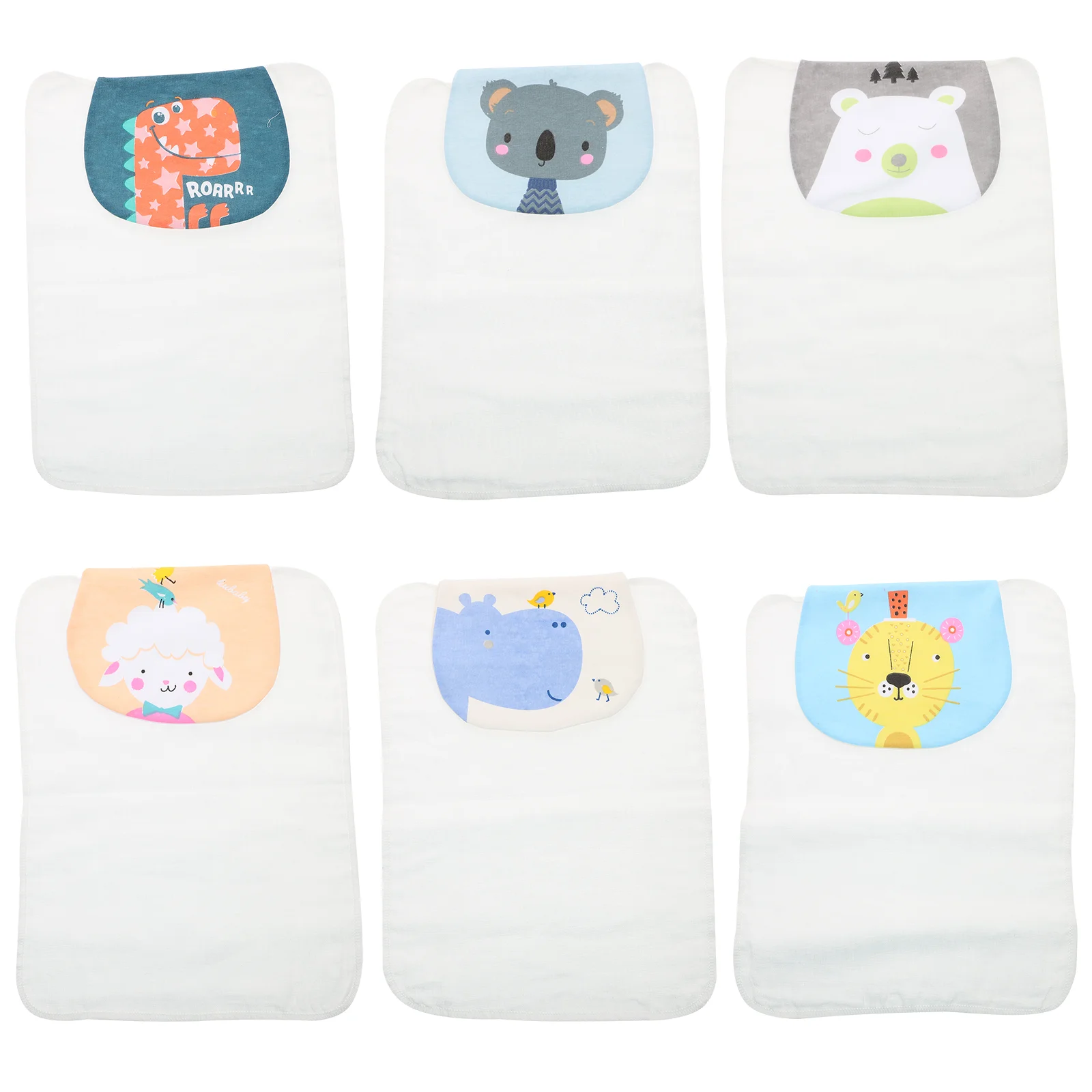 

Towels Sweat Baby Towel Infant Toddlers Cotton Absorbent Newborn Cloths Feedingtoddler Washcloths Burp Saliva Handkerchief Four