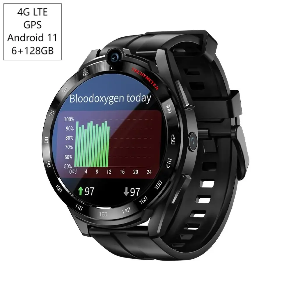 4G Android 11 Смарт-часы LOKMAT APPLLP 4 PRO 6 + 128 ГБ Спортивный мониторинг здоровья