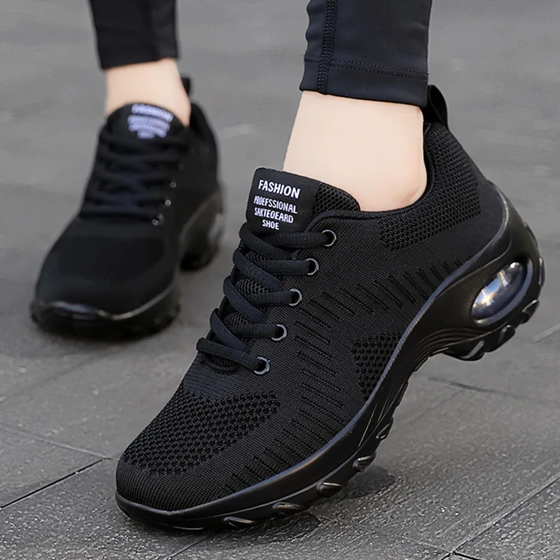 

2021 New Sneakers Women Shoes Mesh Breathable Flat Anti-Slip Woman Sneaker Outdoor Trainer Female Zapatos De Mujer Sport Shoe