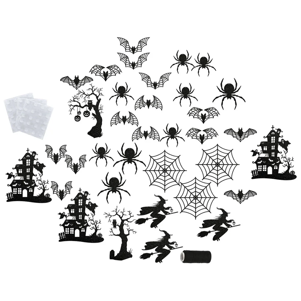 

1 Set Halloween Hanging Decors Outdoor Tree Hanging Crafts Halloween Elements Party Layout Sticker