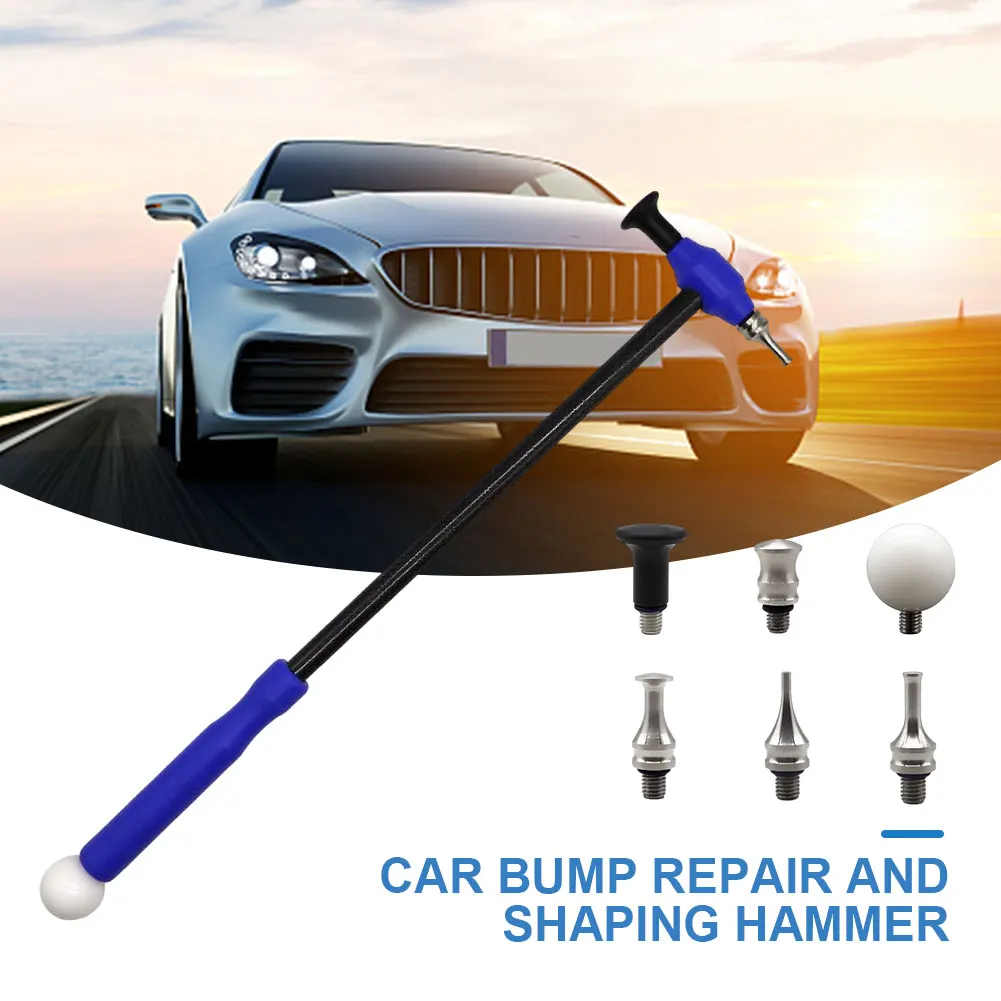 

Paintless Car Body Dent Repair Hammer Portable Auto Damage Repair Tool Carbon Fiber Handle Titanium Alloy for Vehicle Repairing