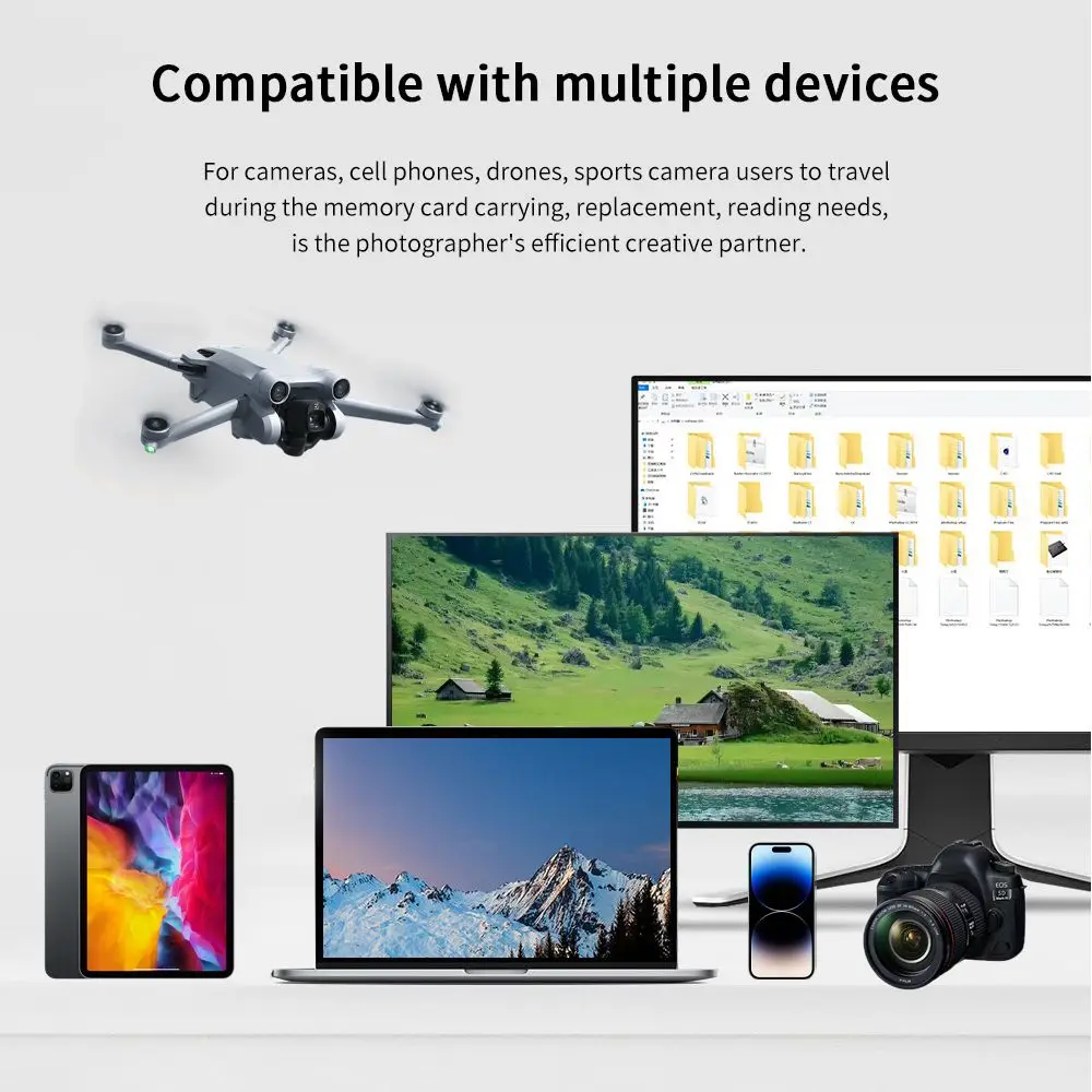 Чехол для карт памяти Desiontal DK10 и USB-накопитель для передачи данных SDTFSIM с двумя слотами, USB 3.1 Type-C для камертелефонов (art.: 3920db6e041d0) - 3920db6e041d0