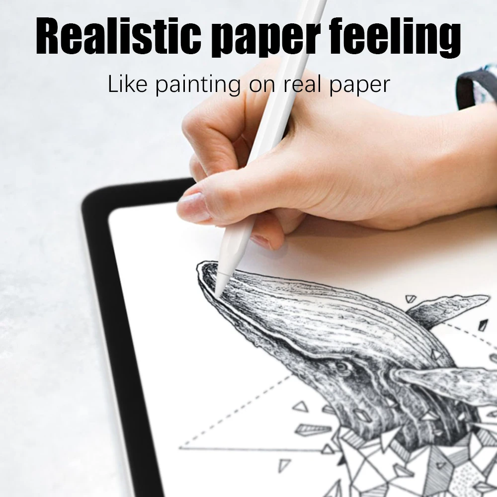 Фото Защитная пленка Paper Feel Film для iPad Pro 13 (M4, M5), 12.9 (M2, M3), 2026, а также для iPad A16, 10-го, 9-го поколений, Air 4, 5, Mini 6, 7 №2