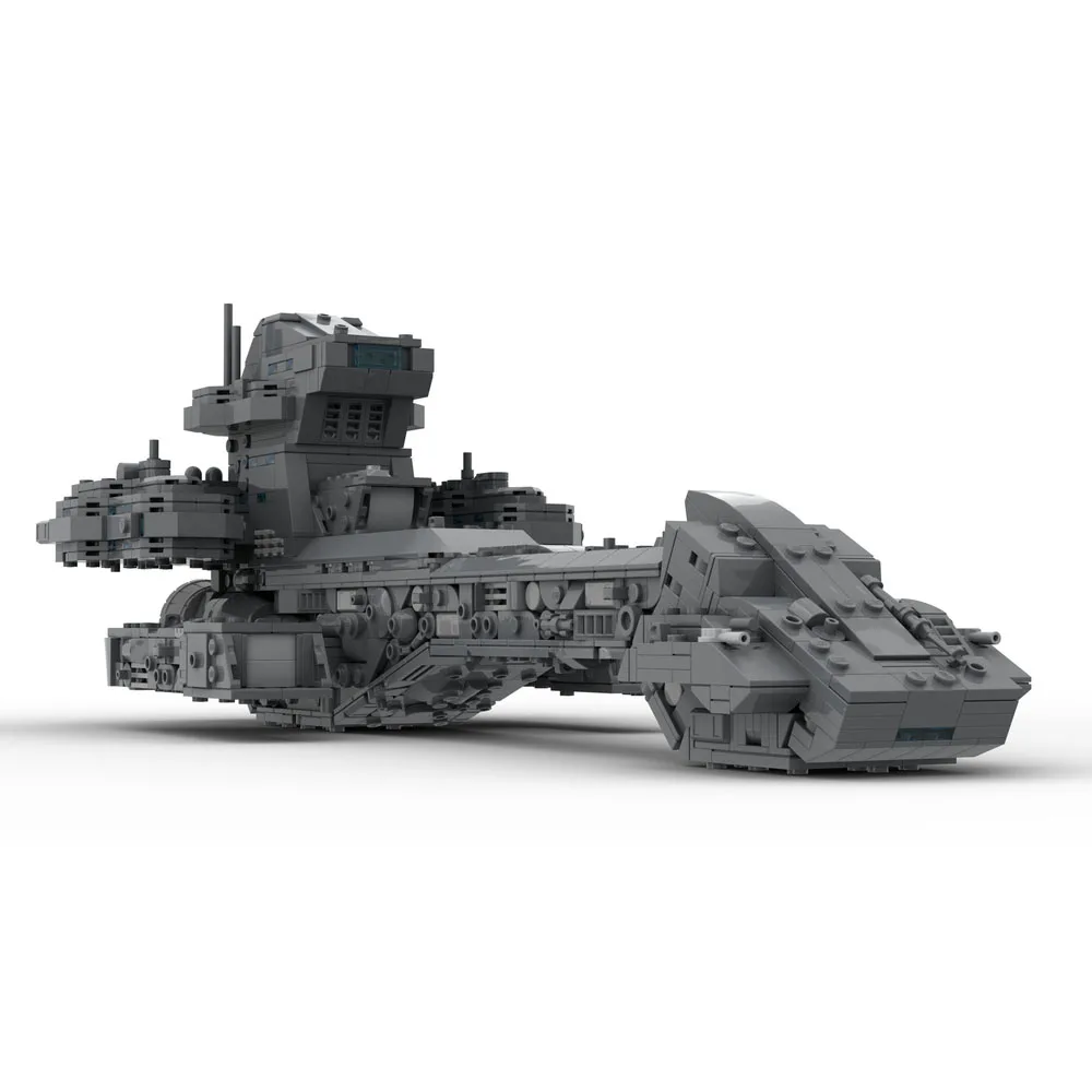 Фото Строительные блоки MOC Space Movie Stargate X-303, модель космического корабля Prometheus, набор кронштейнов для сборки, технологическая игрушка, детский подарок №4