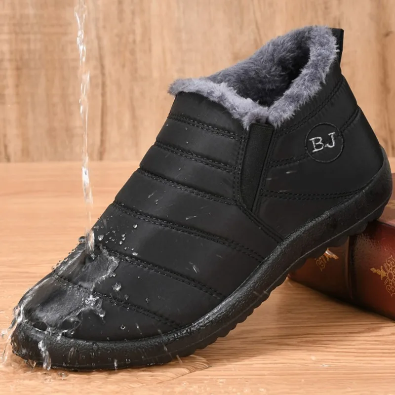 

Зимние мужские ботинки, мужская обувь на платформе, женская зимняя обувь, мужская обувь для походов, водонепроницаемые ботильоны, рабочие б...