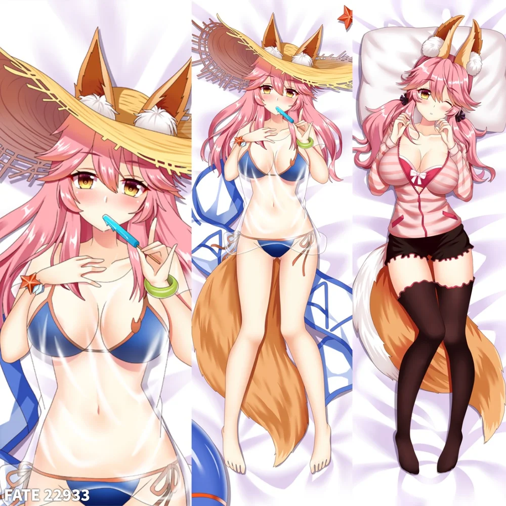 

Fate FGO Pillowcase Dakimakura Peach Skin 2Way Jananese Cartoon Pillow Cover