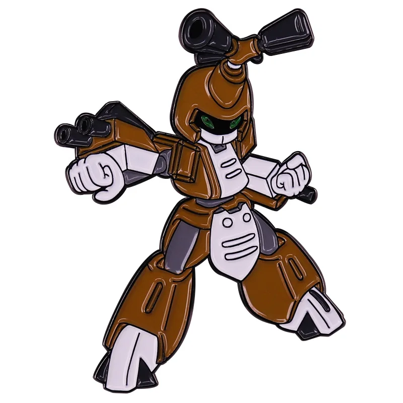 

B0902 Anime Robot Game Enamel Pin Lapel Pin Brooches for Backpack Collection Manga Badges Jewelry Halloween Accessories Gifts