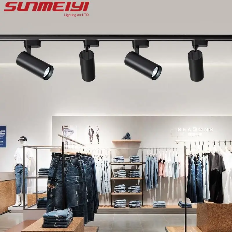 Современное Минималистское Светодиодное Трековое Освещение Фотоэлектрическое