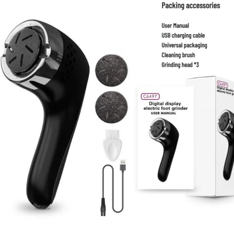 

Feet Electric Foot Sandpaper LED Pedicure Tools Rechargeable Foot File Pedicure for Feet Dead Skin Removal