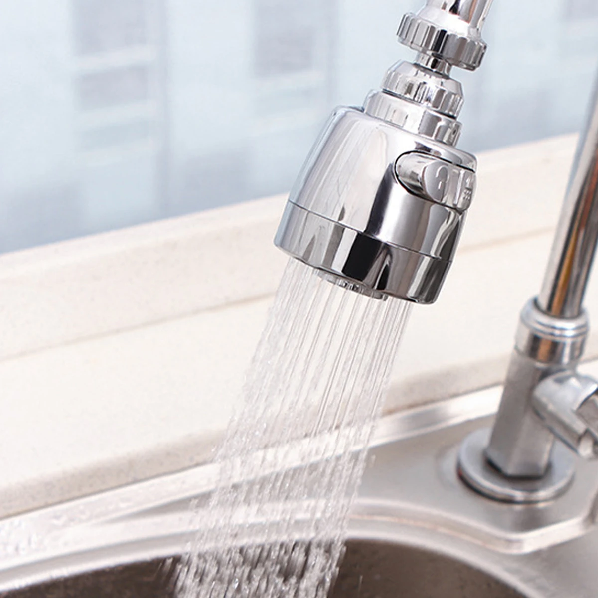 Универсальный двухрежимный кран вращающийся на 360 градусов наконечник фильтра