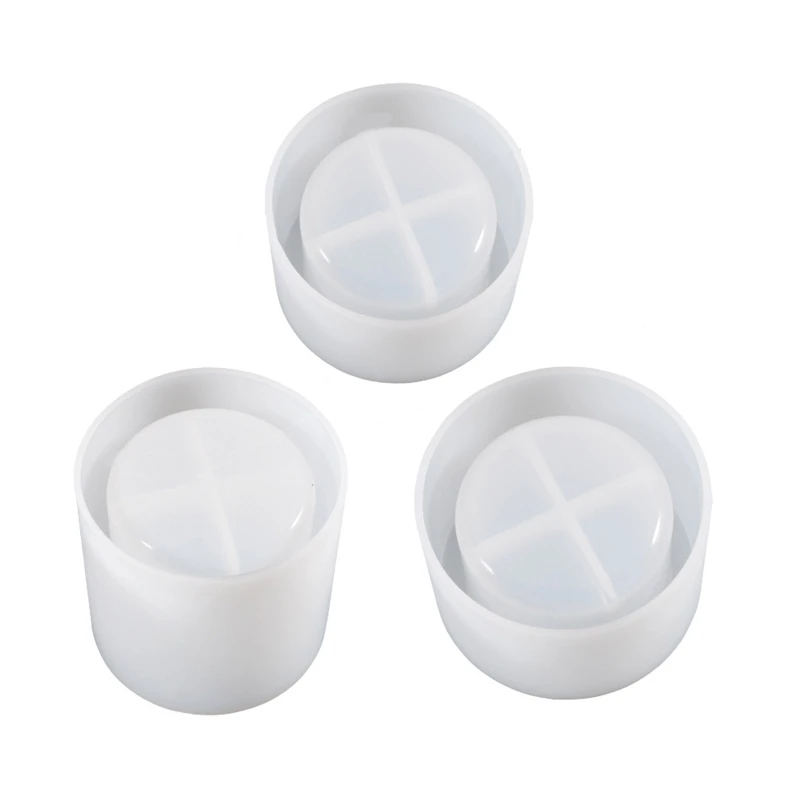 

Ornament Mold Succulent Flower Pot Silicone Mold Mirror Resin Storage Mold H05D