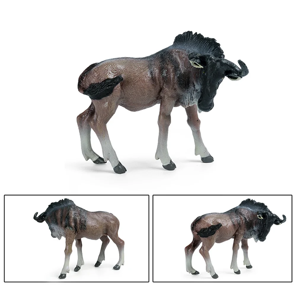 

Toys Animals Animal Wildebeest Wild Figurines Figures Forest Jungle Educational Cake Kids Creatures Realistic Toddler Woodland