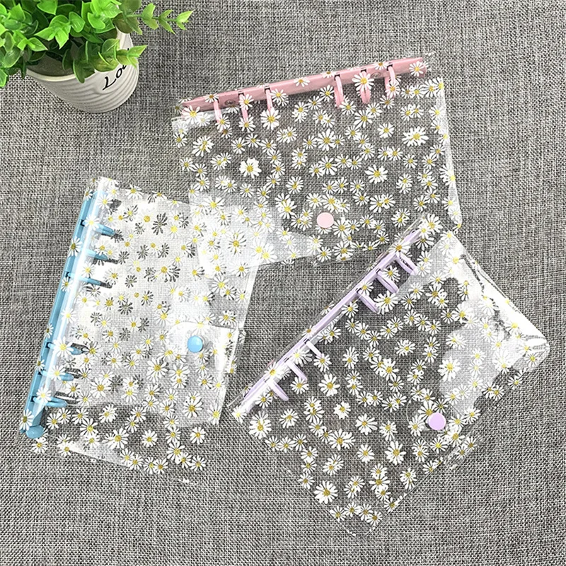 

2023 TransparenDaisy Notebook Planner Organizer Binder Books Journal Sketchbook Accessories Diary Office Supplies Notebook A5 A6