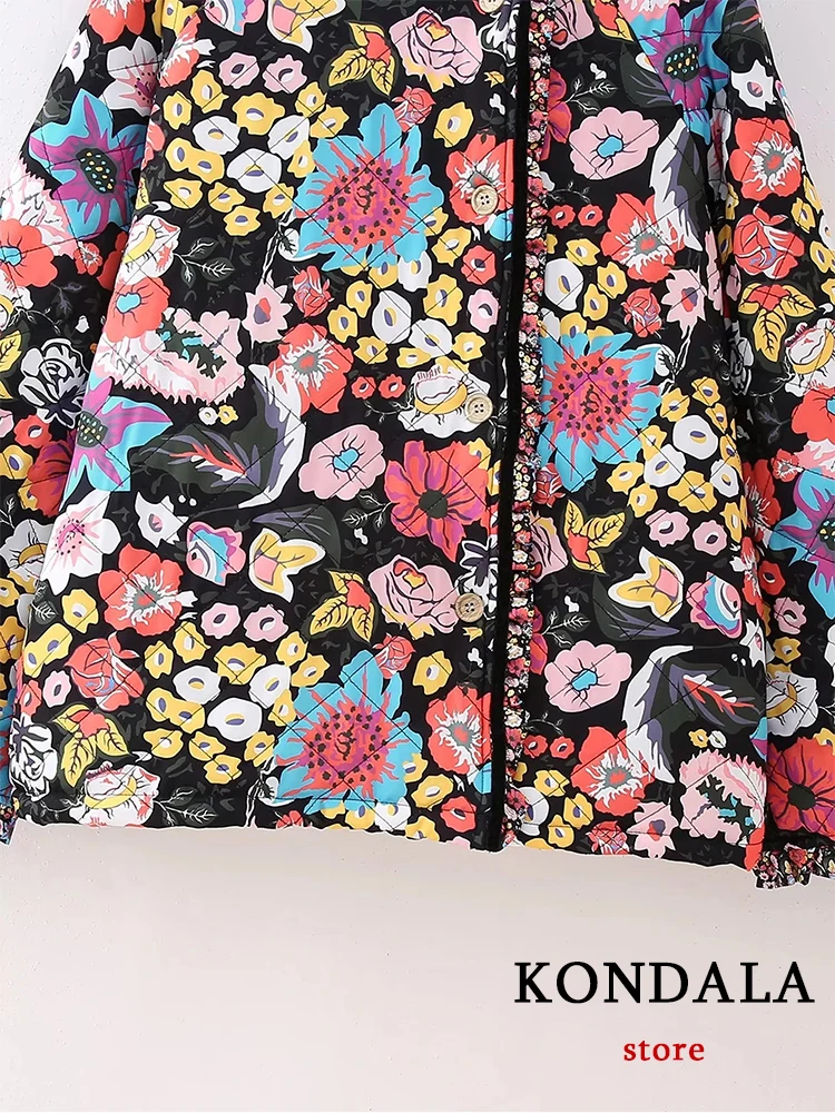 Женский блейзер большого размера KONDALA Vintaeg модная Осенняя шикарная уличная