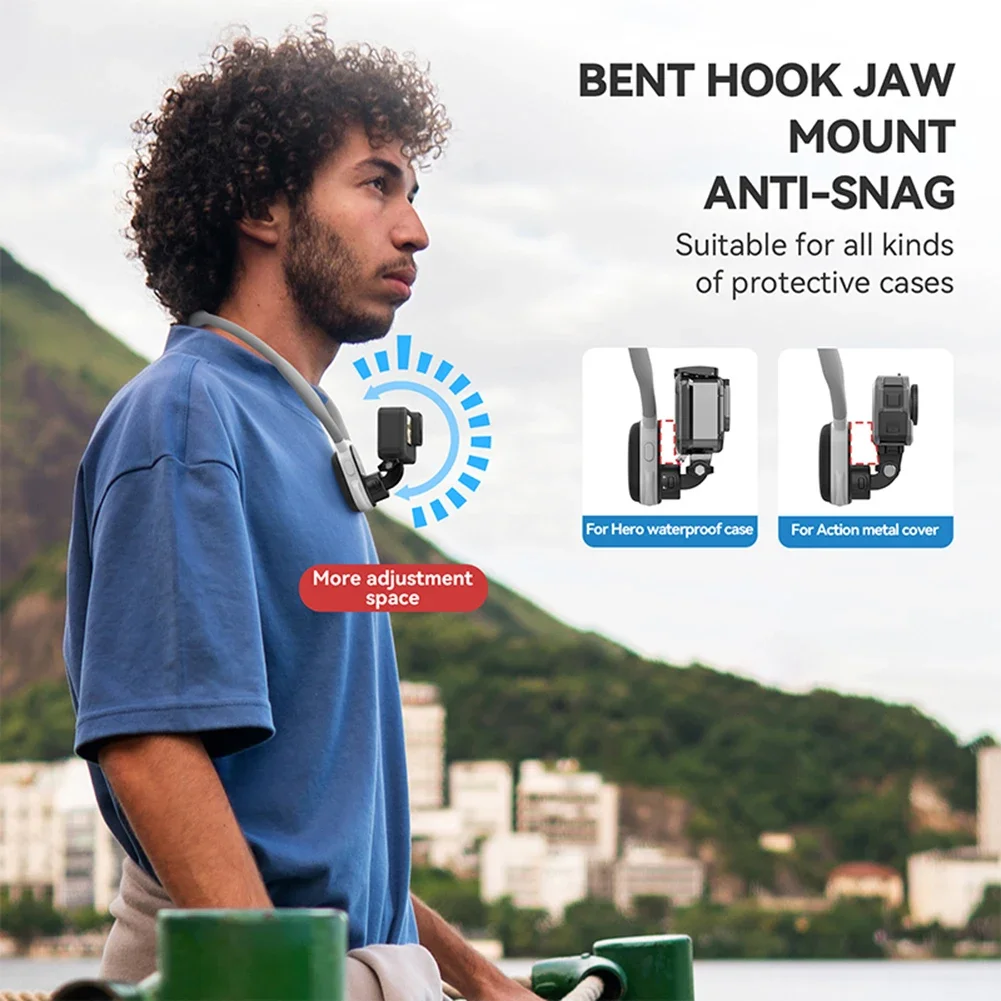 Крепление Для Экшн-камеры В Стиле Ожерелья DJI OSMO Pocket 3 Insta360 GO 2 GoPro — Регулируемый